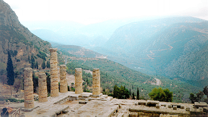 Le temple d'Apollon - Delphes